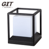 Black Square Lawn Light