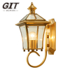 European Yellow Tree Wall Light