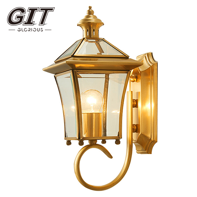 European Yellow Tree Wall Light