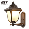 European Small Straw Hat Wall Light