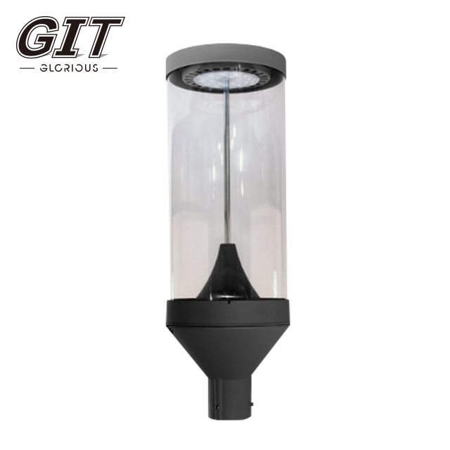 Transparent Cylinder Garden Light