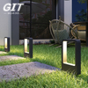 Black Square Long Mouth Lawn Light