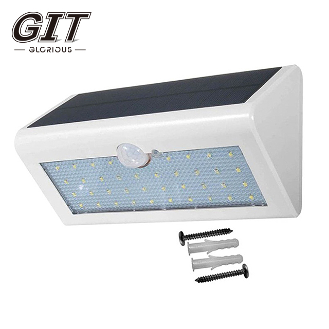 8W Solar Body Sensing Wall Light