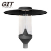 Black Modern Dragonfly Garden Light