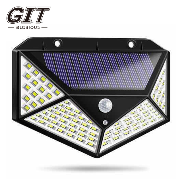 Solar Four-sided Wall Light