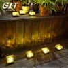 Solar Ice Brick Lawn Light