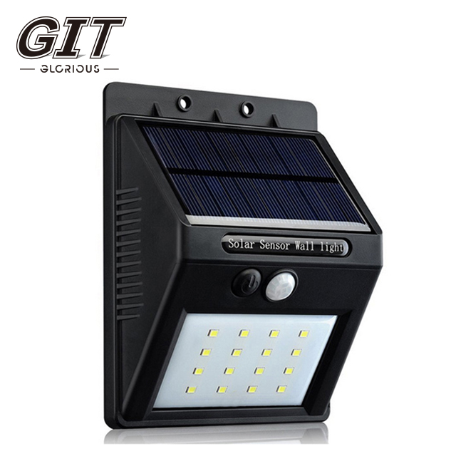 5W Solar Body Sensing Wall Light