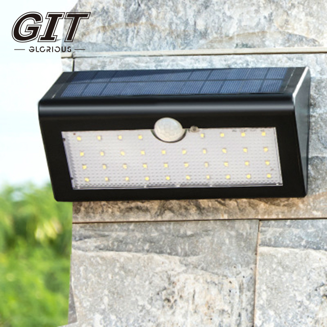 8W Solar Body Sensing Wall Light